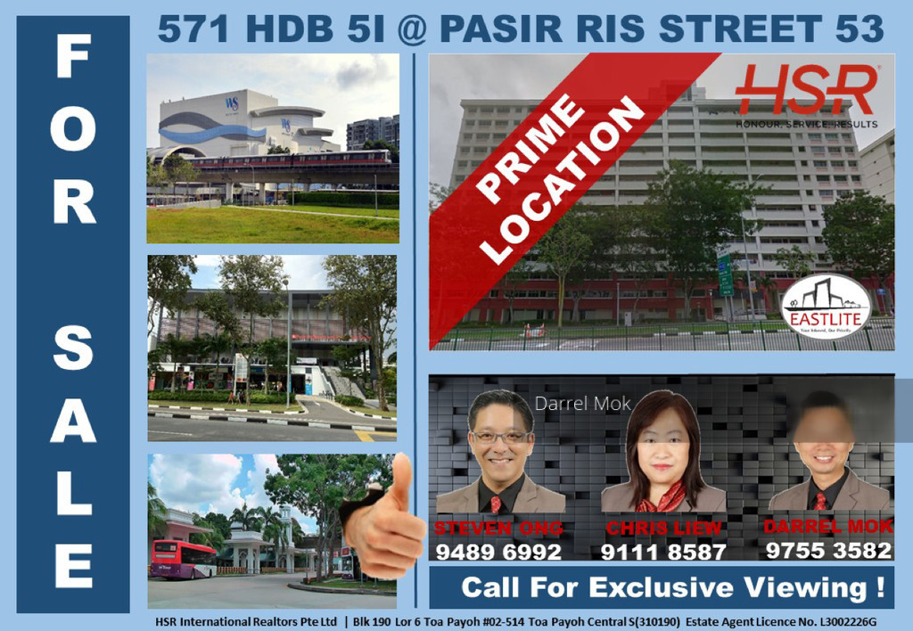 Blk 571 Pasir Ris Street 53 (Pasir Ris), HDB 5 Rooms #128430062